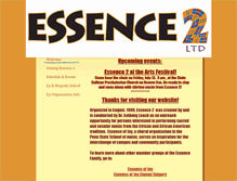 Tablet Screenshot of essence2.com